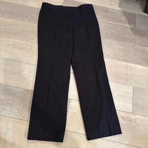 TALBOTS WOMENS BLACK SIZE 6 DRESS PANTS